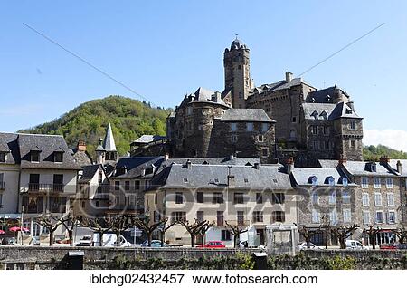 "Estaing, labelled Les Plus Beaux Villages de France, Vallee du Lot, Lot valley, Aveyron, Midi-Pyrenees, France, Europe" View Large Photo Image Stock Photo - "Estaing, labelled Les Plus Beaux Villages de France, Vallee du Lot, Lot valley, Aveyron, Midi-Pyrenees, France, Europe". Fotosearch