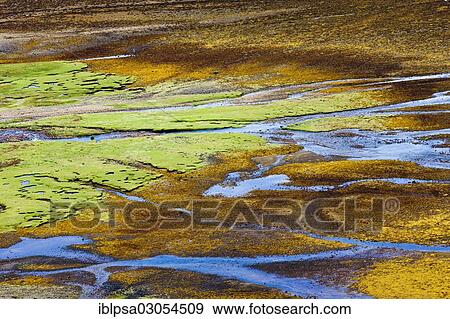 Stock Photo - "Estuary at low tide, Isle of Skye, Scotland, United Kingdom, Europe". Fotosearch