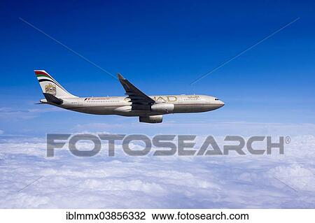 "Etihad Airways, Airbus A330-243, in flight" View Large Photo Image Stock Image - "Etihad Airways, Airbus A330-243, in flight". Fotosearch