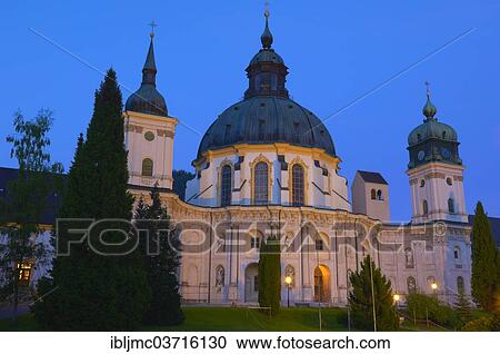 Stock Image - "Ettal Abbey, Ettal, Upper Bavaria, Bavaria, Germany, Europe". Fotosearch