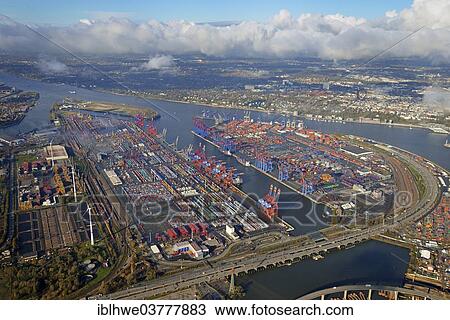 "Eurogate container terminal and Burchardkai container terminal, Hamburg, Germany, Europe" View Large Photo Image Stock Image - "Eurogate container terminal and Burchardkai container terminal, Hamburg, Germany, Europe". Fotosearch