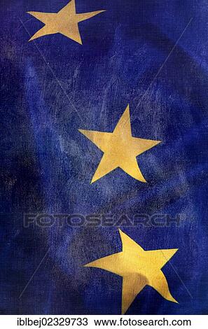 Stock Image - European flag.. Fotosearch