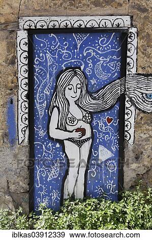 "Eva wearing a bikini, with the apple, mural in the historic centre, Palermo, Province of Palermo, Sicily, Italy, Europe" View Large Photo Image Stock Photo - "Eva wearing a bikini, with the apple, mural in the historic centre, Palermo, Province of Palermo, Sicily, Italy, Europe". Fotosearch