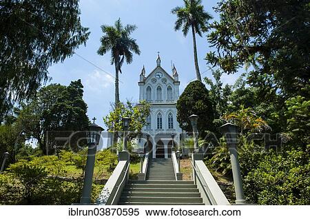 Stock Photography - "Evangelical Lutheran Church in the German town of Blumenau, Santa Catarina, Brazil, South America". Fotosearch
