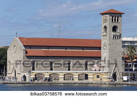 "Evangelismos Church, new town, Rhodes, Rhodos Island, Dodecanese, Greece, Europe" View Large Photo Image Stock Photograph - "Evangelismos Church, new town, Rhodes, Rhodos Island, Dodecanese, Greece, Europe". Fotosearch