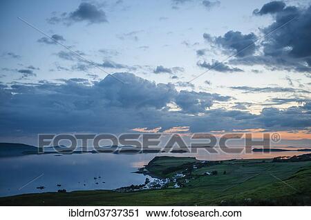 "Evening atmosphere with views over Strait Little Minch towards the Outer Hebrides, Stein am Rhein, Kanton Schaffhausen, Schweiz, Isle of Skye, Inner Hebrides, Scotland, United Kingdom, Europe" View Large Photo Image Stock Image - "Evening atmosphere with views over Strait Little Minch towards the Outer Hebrides, Stein am Rhein, Kanton Schaffhausen, Schweiz, Isle of Skye, Inner Hebrides, Scotland, United Kingdom, Europe". Fotosearch
