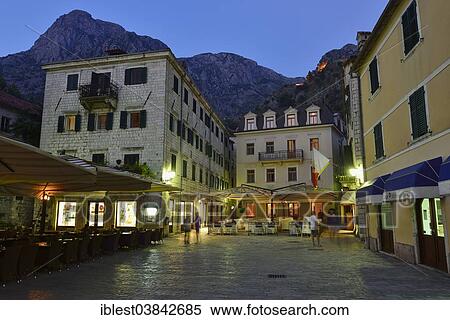 "Evening in the historic centre of Kotor, Unesco World Heritage Site, Monte, The Balkans, Europe" View Large Photo Image Stock Photography - "Evening in the historic centre of Kotor, Unesco World Heritage Site, Monte, The Balkans, Europe". Fotosearch