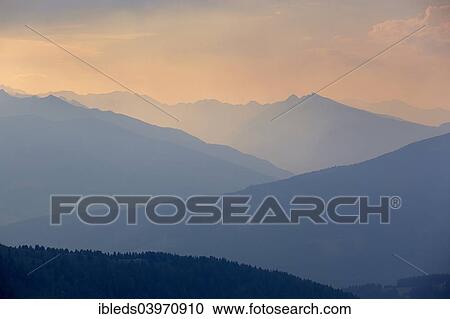 "Evening mood in Nock Mountains Biosphere Reserve, Carinthia, Austria, Europe" View Large Photo Image Stock Image - "Evening mood in Nock Mountains Biosphere Reserve, Carinthia, Austria, Europe". Fotosearch