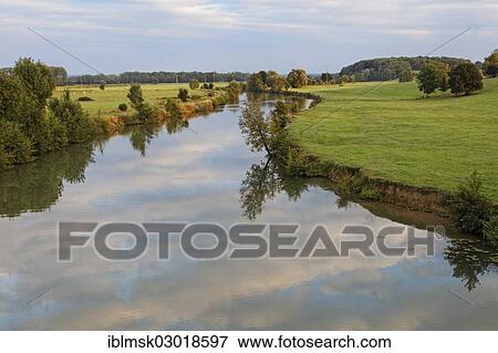 "Evening on the Saone River at PK 380, Baulay, Vesoul, Region Franche-Comte, Dep. Haute-Saone, France, Europe" View Large Photo Image Stock Photo - "Evening on the Saone River at PK 380, Baulay, Vesoul, Region Franche-Comte, Dep. Haute-Saone, France, Europe". Fotosearch