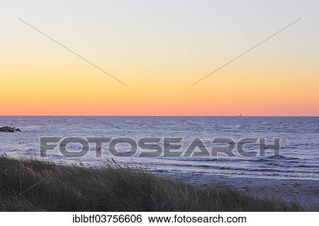 "Evening sky on the Baltic Sea on Schoenberger Strand beach, Schonberg, Schleswig-Holstein, Germany, Europe" View Large Photo Image Stock Photograph - "Evening sky on the Baltic Sea on Schoenberger Strand beach, Schonberg, Schleswig-Holstein, Germany, Europe". Fotosearch