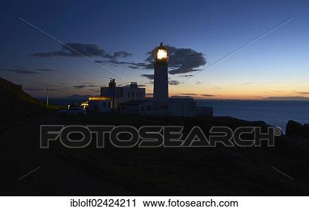 Evening view towards the Atlantic with Rua Reidh Lighthouse, Melvaig, Gairloch, Western Ross, Scotland, United Kingdom, Europe View Large Photo Image Stock Image - Evening view towards the Atlantic with Rua Reidh Lighthouse, Melvaig, Gairloch, Western Ross, Scotland, United Kingdom, Europe. Fotosearch