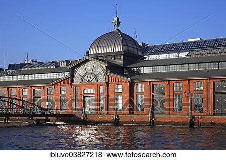 "Event centre, former Fish Auction Hall, Altona Fish Market, Elbe, Hamburg, Germany, Europe" View Large Photo Image Stock Photo - "Event centre, former Fish Auction Hall, Altona Fish Market, Elbe, Hamburg, Germany, Europe". Fotosearch