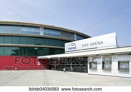 Stock Image - "EWE Arena, sports and events centre, Oldenburg, Lower Saxony, Germany, Europe". Fotosearch