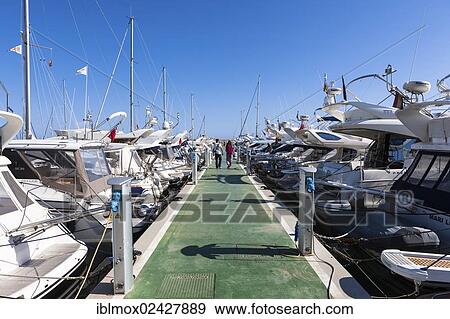 Stock Photo - "Exclusive marina of Puerto Portals, Puertolas Nous, Majorca, Balearic Islands, Spain, Europe". Fotosearch