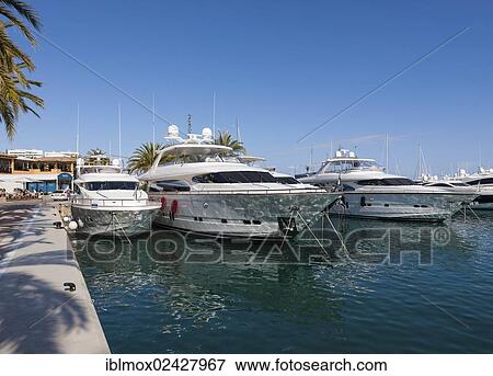 Stock Photo - "Exclusive marina of Puerto Portals, Puertolas Nous, Majorca, Balearic Islands, Spain, Europe". Fotosearch