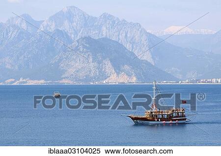 "Excursion boat, Antalya, Turkey, Asia" View Large Photo Image Stock Photography - "Excursion boat, Antalya, Turkey, Asia". Fotosearch