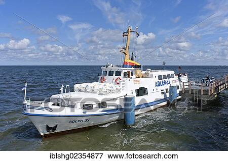 "Excursion boat, Bansin, Usedom Island, Mecklenburg-Western Pomerania, Germany, Europe" View Large Photo Image Stock Photo - "Excursion boat, Bansin, Usedom Island, Mecklenburg-Western Pomerania, Germany, Europe". Fotosearch