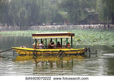 "Excursion boat in Beihai Park, Beihai Park, Beijing, China, People's Republic of China, Asia" View Large Photo Image Stock Image - "Excursion boat in Beihai Park, Beihai Park, Beijing, China, People's Republic of China, Asia". Fotosearch