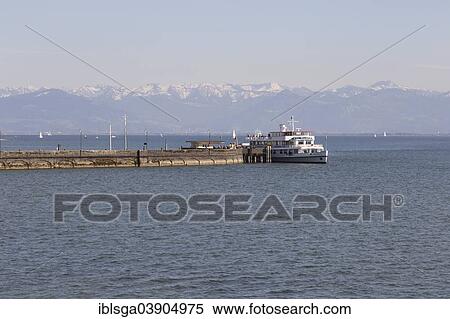 "Excursion boat on Lake Constance, Langenargen jetty, Lake Constance, Swabia, Baden-Wurttemberg, Germany, Europe" View Large Photo Image Stock Photography - "Excursion boat on Lake Constance, Langenargen jetty, Lake Constance, Swabia, Baden-Wurttemberg, Germany, Europe". Fotosearch