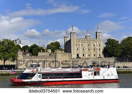 "Excursion boat on the River Thames, in front of the Tower of London, London, England, United Kingdom, Europe" View Large Photo Image Stock Image - "Excursion boat on the River Thames, in front of the Tower of London, London, England, United Kingdom, Europe". Fotosearch