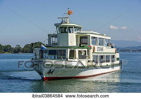 "Excursion boat Stefanie of Chiemsee shipping, Chiemsee, Chiemgau, Upper Bavaria, Bavaria, Germany, Europe" View Large Photo Image Picture - "Excursion boat Stefanie of Chiemsee shipping, Chiemsee, Chiemgau, Upper Bavaria, Bavaria, Germany, Europe". Fotosearch