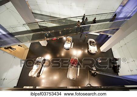 Picture - "Exhibition at the BMW Welt, Munich, Upper Bavaria, Bavaria, Germany, Europe". Fotosearch