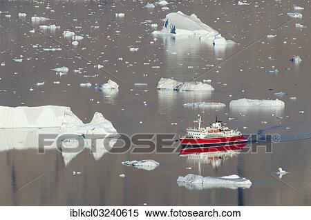 "Expedition cruise ship, MS Expedition, navigating between icebergs, Nordvestfjorden, Scoresbysund, Nordost-Gronland-Nationalpark, Greenland, North America" View Large Photo Image Stock Photography - "Expedition cruise ship, MS Expedition, navigating between icebergs, Nordvestfjorden, Scoresbysund, Nordost-Gronland-Nationalpark, Greenland, North America". Fotosearch