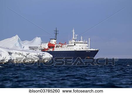 Stock Image - "Expedition ship MS Ortelius, Weddell Sea, Antarctica". Fotosearch