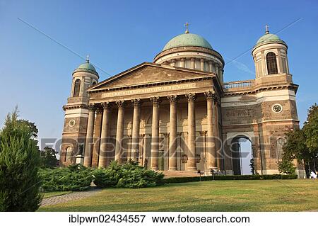 "Exterior of the neo-classical Esztergom Basilica, Esztergomi Bazilika, cathedral, Esztergom, Hungary, Europe" View Large Photo Image Stock Photo - "Exterior of the neo-classical Esztergom Basilica, Esztergomi Bazilika, cathedral, Esztergom, Hungary, Europe". Fotosearch