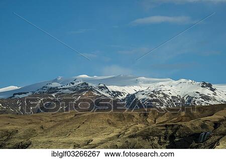 "Eyjafjallajokull glacier in the highlands, Skogar, Rangarping eystra, Southern Region, Iceland, Europe" View Large Photo Image Stock Photo - "Eyjafjallajokull glacier in the highlands, Skogar, Rangarping eystra, Southern Region, Iceland, Europe". Fotosearch