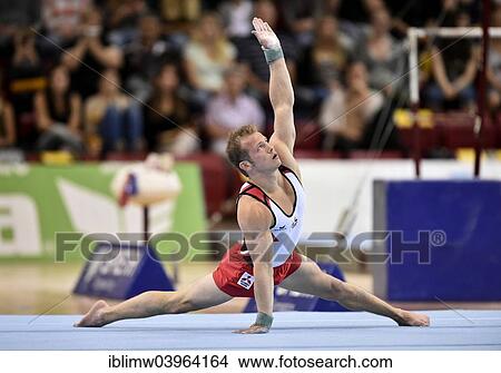 "Fabian Hambuchen, ground, German championships in gymnastics, SCHARRena, Stuttgart, Baden-Wurttemberg, Germany, Europe" View Large Photo Image Picture - "Fabian Hambuchen, ground, German championships in gymnastics, SCHARRena, Stuttgart, Baden-Wurttemberg, Germany, Europe". Fotosearch