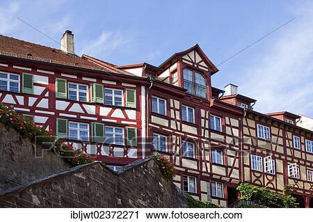 "Facade of a half-timbered house in the historic district of Meersburg, Bodenseekreis district, Baden-Wuerttemberg, Germany, Europe" View Large Photo Image Stock Image - "Facade of a half-timbered house in the historic district of Meersburg, Bodenseekreis district, Baden-Wuerttemberg, Germany, Europe". Fotosearch