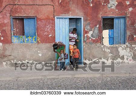 "Facade of a house with residents, Ponta do Sol, Santo Antao, Cape Verde, Africa" View Large Photo Image Stock Photo - "Facade of a house with residents, Ponta do Sol, Santo Antao, Cape Verde, Africa". Fotosearch
