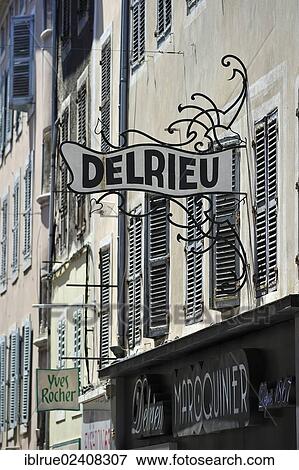 "Facade of a store, Montelimar, France, Europe" View Large Photo Image Stock Photo - "Facade of a store, Montelimar, France, Europe". Fotosearch