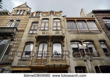 "Facade of Musee Horta, Horta Museum, Art Nouveau, Brussels, Brussels Region, Belgium, Europe" View Large Photo Image Stock Image - "Facade of Musee Horta, Horta Museum, Art Nouveau, Brussels, Brussels Region, Belgium, Europe". Fotosearch