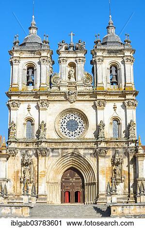 "Facade of the Alcobaca Monastery, Unesco World Heritage Site, Alcobaca, Portugal, Europe" View Large Photo Image Stock Image - "Facade of the Alcobaca Monastery, Unesco World Heritage Site, Alcobaca, Portugal, Europe". Fotosearch
