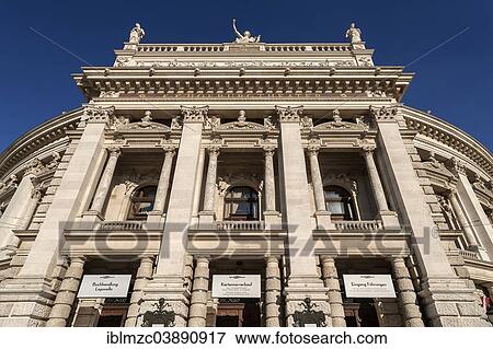 "Facade of the Hofburg Theatre, Vienna, Vienna State, Austria, Europe" View Large Photo Image Stock Photo - "Facade of the Hofburg Theatre, Vienna, Vienna State, Austria, Europe". Fotosearch
