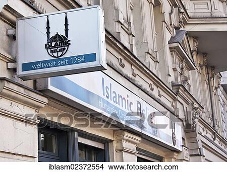 "Facade, office of Islamic Relief, an international relief and development organization, Berlin, Germany, Europe" View Large Photo Image Picture - "Facade, office of Islamic Relief, an international relief and development organization, Berlin, Germany, Europe". Fotosearch
