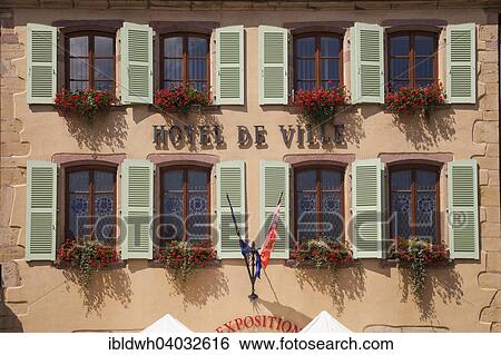 "Facade, Town Hall, Turckheim, Alsace, France, Europe" View Large Photo Image Stock Photograph - "Facade, Town Hall, Turckheim, Alsace, France, Europe". Fotosearch