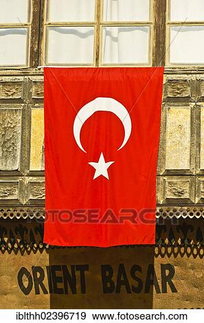 "Facade with a Turkish flag, Kaleici, Kaleici, old town of Antalya, Turkish Riviera, Turkey, Asia Minor, Asia" View Large Photo Image Stock Photo - "Facade with a Turkish flag, Kaleici, Kaleici, old town of Antalya, Turkish Riviera, Turkey, Asia Minor, Asia". Fotosearch