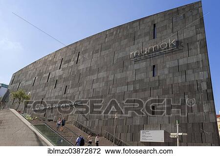 "Facade with lettering """"MUMOK"""", Museum of Modern Art Foundation Ludwig Vienna, Museumsplatz, Vienna, Austria Foundation" View Large Photo Image Stock Image - "Facade with lettering """"MUMOK"""", Museum of Modern Art Foundation Ludwig Vienna, Museumsplatz, Vienna, Austria Foundation". Fotosearch