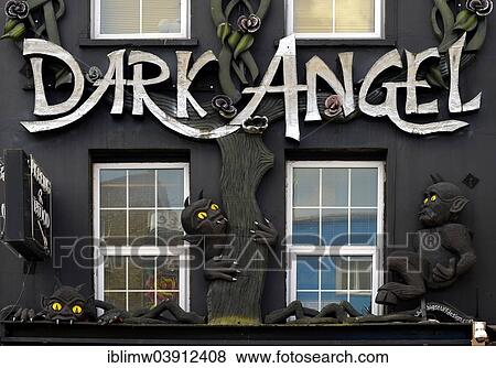 "Facade with motifs from Dark Angel, Camden Market, Camden Town, London, England, United Kingdom, Europe" View Large Photo Image Stock Photo - "Facade with motifs from Dark Angel, Camden Market, Camden Town, London, England, United Kingdom, Europe". Fotosearch