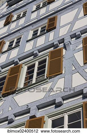 "Faccade of a half-timbered house in Herrenberg, Baden-Wuerttemberg, Germany, Europe, PublicGround, Europe" View Large Photo Image Stock Image - "Faccade of a half-timbered house in Herrenberg, Baden-Wuerttemberg, Germany, Europe, PublicGround, Europe". Fotosearch