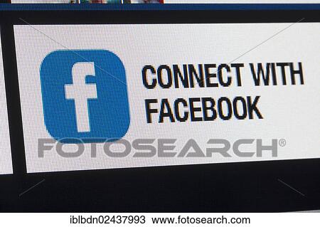 Stock Image - Facebook social networking website. Fotosearch