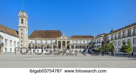 Stock Photo - "Faculty of Law, Coimbra University, UNESCO World Heritage Site, Coimbra, Centro Region, Portugal, Europe". Fotosearch