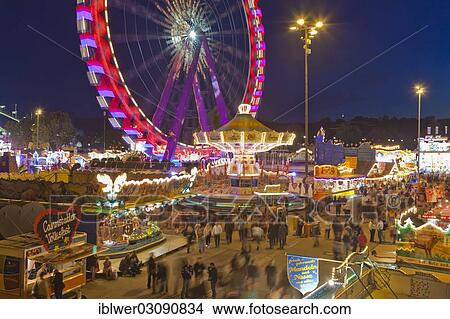 "Fairground rides at the Cannstatter Volksfest or Cannstatter Wasen, also Stuttgart Beer Festival, Cannstatter Wasen, Bad Cannstatt, Stuttgart, Baden-Wurttemberg, Germany, Europe" View Large Photo Image Picture - "Fairground rides at the Cannstatter Volksfest or Cannstatter Wasen, also Stuttgart Beer Festival, Cannstatter Wasen, Bad Cannstatt, Stuttgart, Baden-Wurttemberg, Germany, Europe". Fotosearch