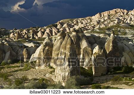 "Fairy Chimneys made of tufa, Goreme National Park, near Cavusin, Cappadocia, Nevsehir Province, Central Anatolia Region, Turkey, Asia" View Large Photo Image Stock Image - "Fairy Chimneys made of tufa, Goreme National Park, near Cavusin, Cappadocia, Nevsehir Province, Central Anatolia Region, Turkey, Asia". Fotosearch