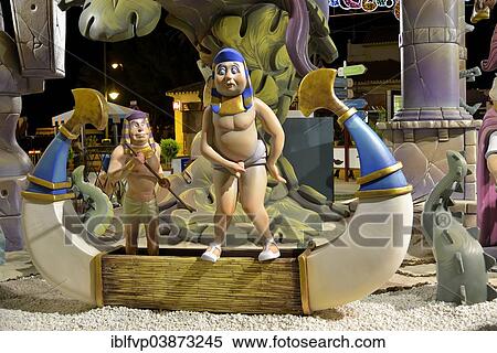 "Falla, papier-mache figures, at the Falles or Fallas spring festival, Denia, Province of Alicante, Spain, Europe" View Large Photo Image Stock Photography - "Falla, papier-mache figures, at the Falles or Fallas spring festival, Denia, Province of Alicante, Spain, Europe". Fotosearch