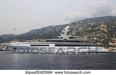 Family Day, a cruiser built by Codecasa, length: 65 m, built in 2010, anchored off the Principality of Monaco, French Riviera, Mediterranean Sea, Europe View Large Photo Image Picture - Family Day, a cruiser built by Codecasa, length: 65 m, built in 2010, anchored off the Principality of Monaco, French Riviera, Mediterranean Sea, Europe. Fotosearch