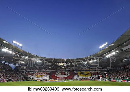 "Fan action during the DFB semi-final, blue hour, Mercedes-Benz Arena, Stuttgart, Baden-Wurttemberg, Germany, Europe" View Large Photo Image Stock Image - "Fan action during the DFB semi-final, blue hour, Mercedes-Benz Arena, Stuttgart, Baden-Wurttemberg, Germany, Europe". Fotosearch